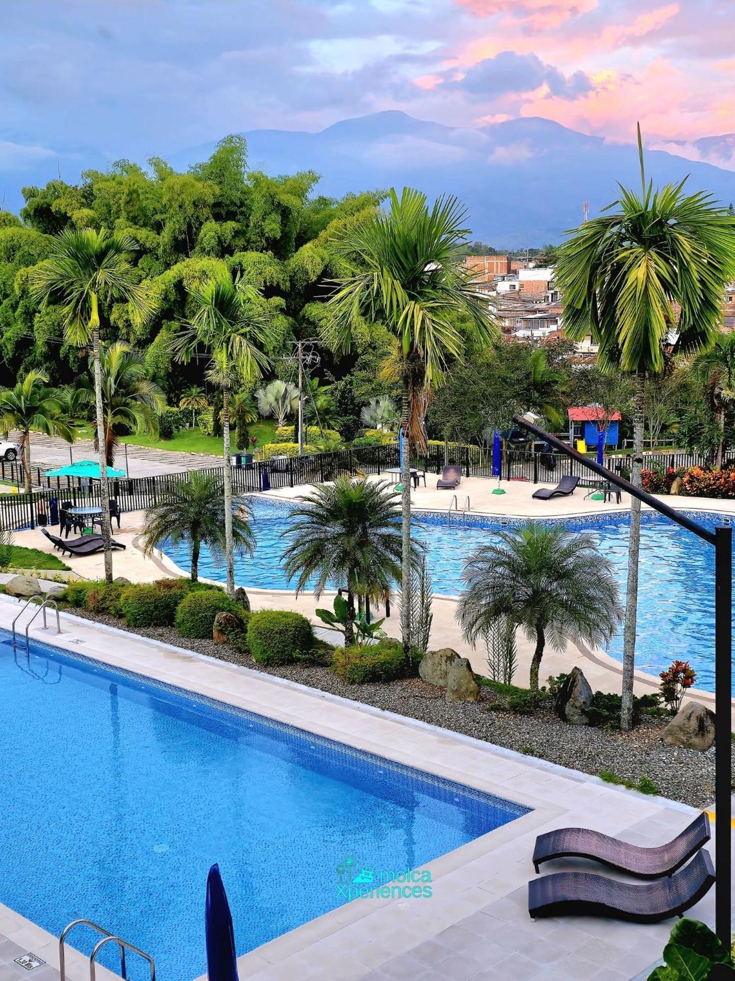 Apartamento Privado Vacacional A 5M Del Aeropuerto, 20 Minutos Del Parque Del Cafe Y Centro De Armenia Con 4 Piscinas, 3 Jacuzzi, Sauna By Molca Xperiences 2H Exteriér fotografie